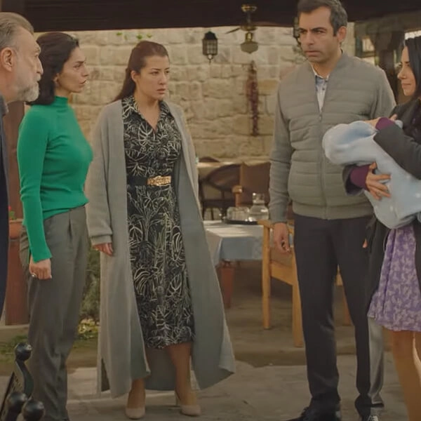 Oyuncu Özlem Ulukan Maria ile Mustafa 12.Bölüm Çiçek, Konağa Yerleşiyor dizi çekimi